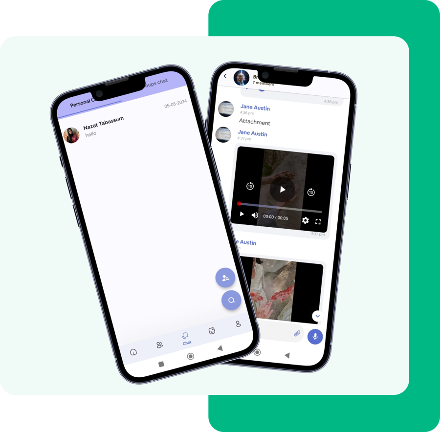 ezycourse real-time chats app