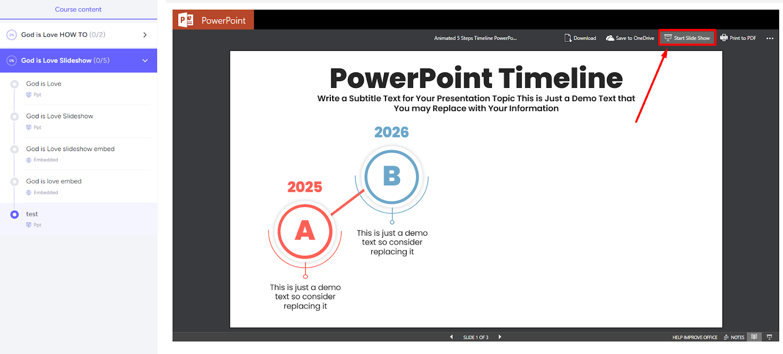 Improved PPT Lessons