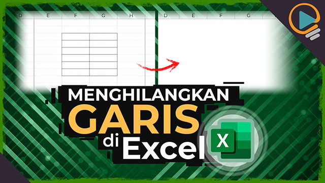 Cara Menghilangkan Garis Di Excel