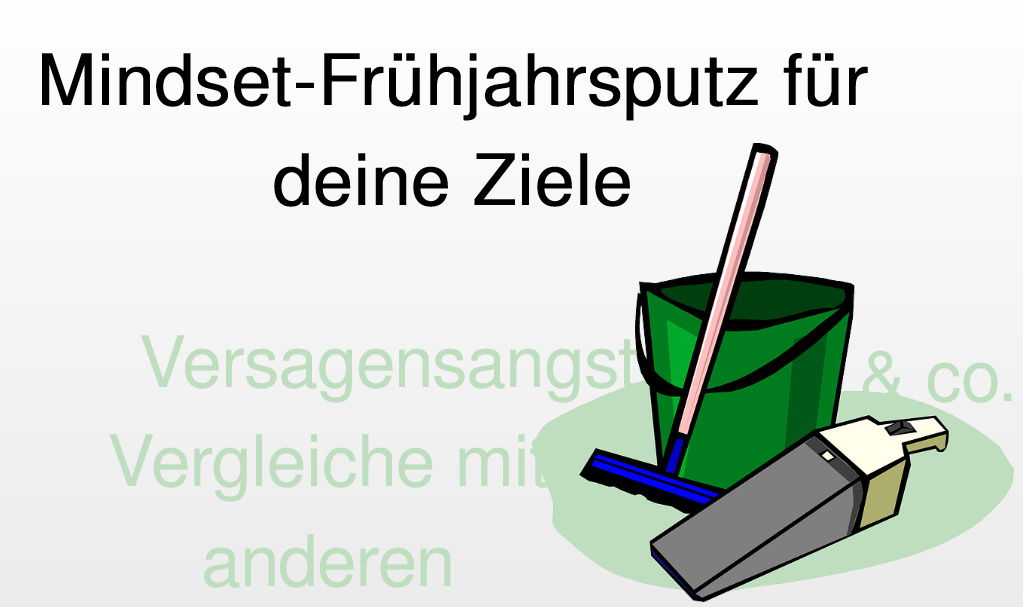 Mindset-Frühjahrsputz für deine Ziele