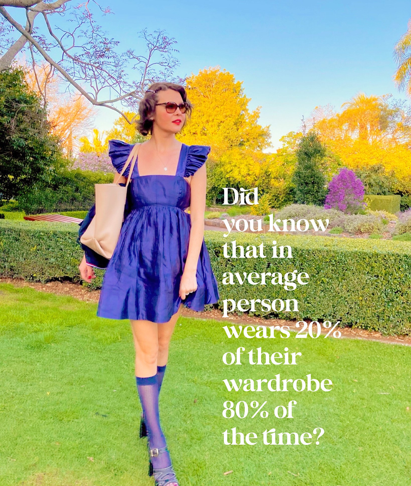 Did you know that in average person wears 20% of their wardrobe 80% of the time? 