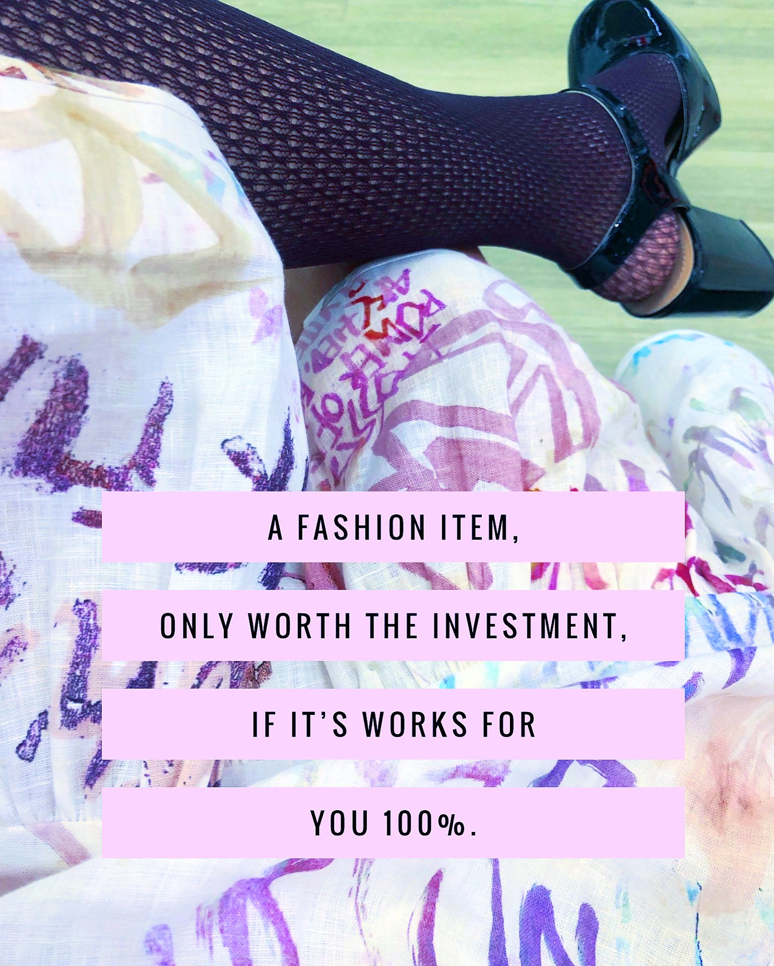 A fashion item, only worth the investment, if it’s works for you 100%